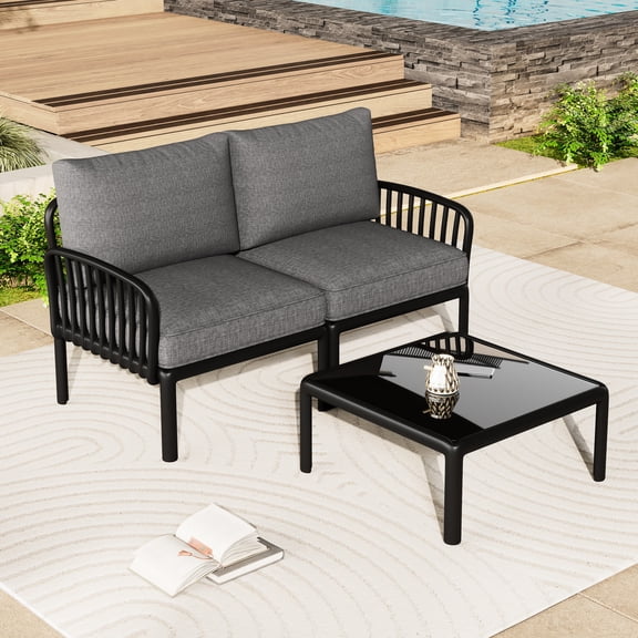Patio Furniture Sectional / Stylish Look for Outdoor Space / UV - Resistant and Durable