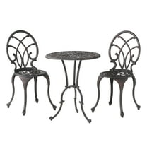 Patio Furniture Sets, CHARLESTON 3PC CAST BISTRO SET, Copper Outdoor Patio Furniture Sets,Aluminium Garden Patio Furniture Sets,
