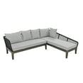 Patio Furniture Sets, Outdoor Furniture with 2 Onearmrest Sofas, 2