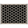 thumbnail image 1 of Patio Furniture Sets Outsunny Reversible Outdoor Rug Carpet, 9' x 18' Waterproof Plastic Straw Rug, Portable RV Camping Rugs with Carry Bag, Large Floor Mat for Backyard, Deck, Picnic, Beach, Black, 1 of 5
