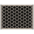 thumbnail image 1 of Patio Furniture Sets Outsunny Reversible Outdoor Rug Carpet, 9' x 18' Waterproof Plastic Straw Rug, Portable RV Camping Rugs with Carry Bag, Large Floor Mat for Backyard, Deck, Picnic, Beach, Black &, 1 of 5