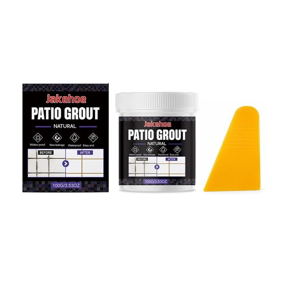 Patio Grout Paste Kit 100g Waterproof Mildew-Resistant Tile Repair Beige