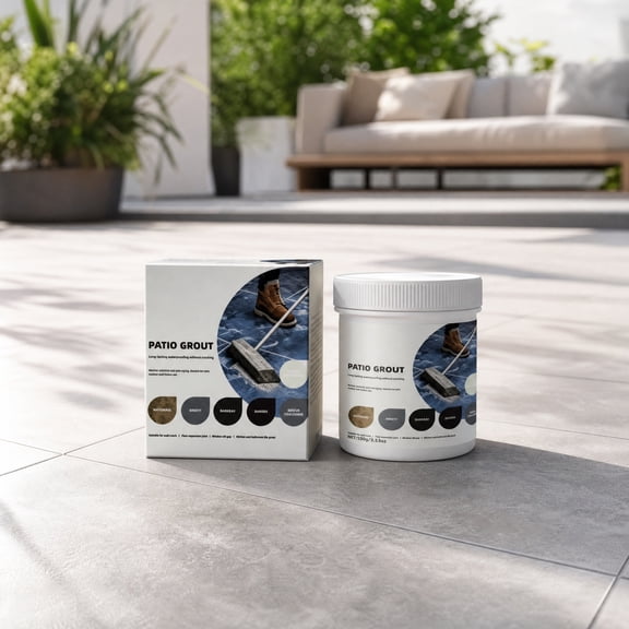 Patio Grout Repair Kit, Waterproof Outdoor Tile Joint Filler, Weather Resistant Paver Crack Sealer for Driveways and Walkways