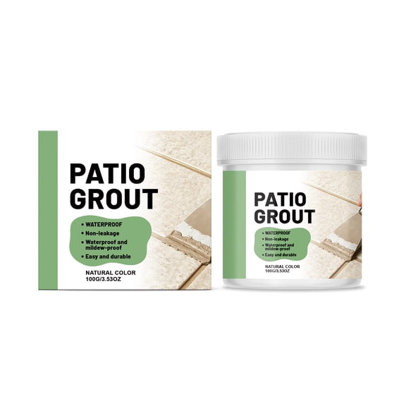 Patio Grout - Waterproof Fast Drying Tile Grout Filler for Bathroom, Kitchen, Shower,