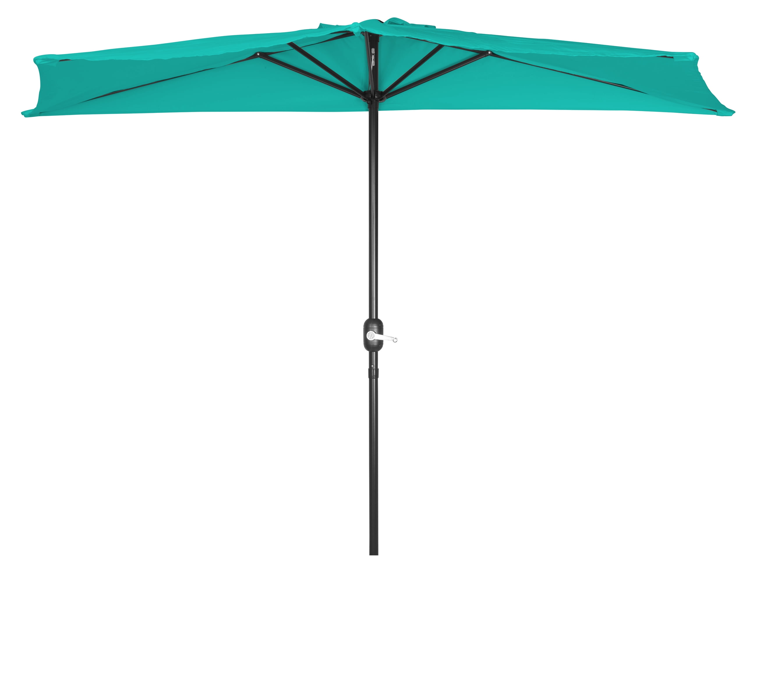 Patio Half Umbrella 9' By Trademark Innovations (Teal)