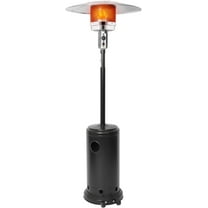 Patio Heater, 36,000 BTU Outdoor Propane Heater, 7 FT Outdoor Patio Heater with Wheels, Tip-Over Protection for Patio, Garden, Commercial and Residential, Black