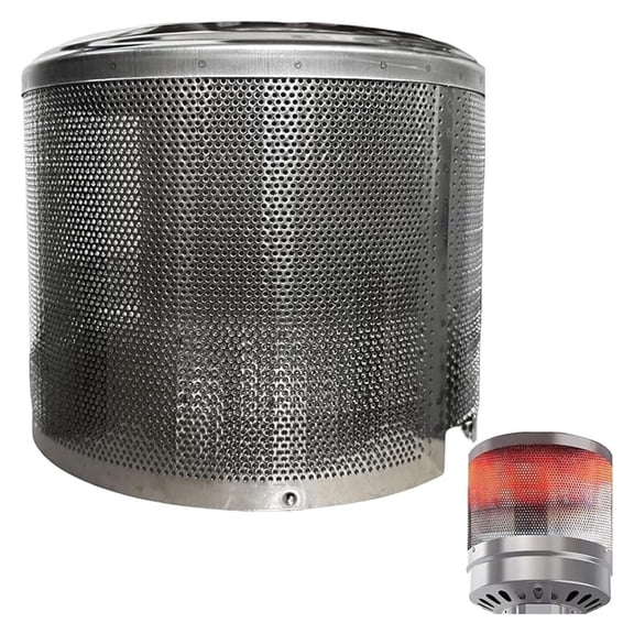 Patio Heater Burner Net Cover - 10 3/4" Stainless Steel Replacement Emitter Screen for Outdoor Gas Heaters - Safety Heating Net Fittings