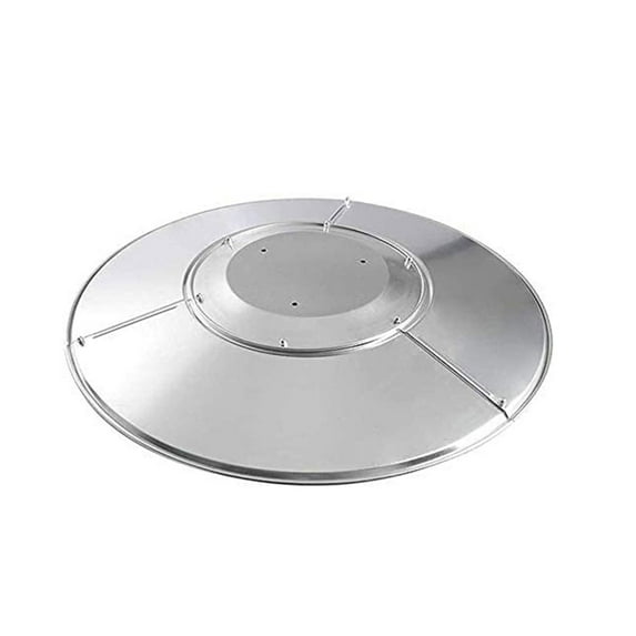 Patio Heater Reflector Shield Propane Outdoor Heater Replacement Top Dome Easy Mounting Reflector Cover