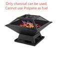 thumbnail image 1 of Square Small Portable Fire Pit Propane Patio Heater, 1 of 7