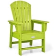thumbnail image 1 of Costway Patio Kids' Adirondack Chair Seat Weather Resistant for Ages 3-8 Green, 1 of 7