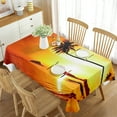 thumbnail image 1 of Patio Kitchen Room Living Indoor For Tablecloth Polyester Cloths Table Decor Home Trees Coconut Sea, 1 of 5
