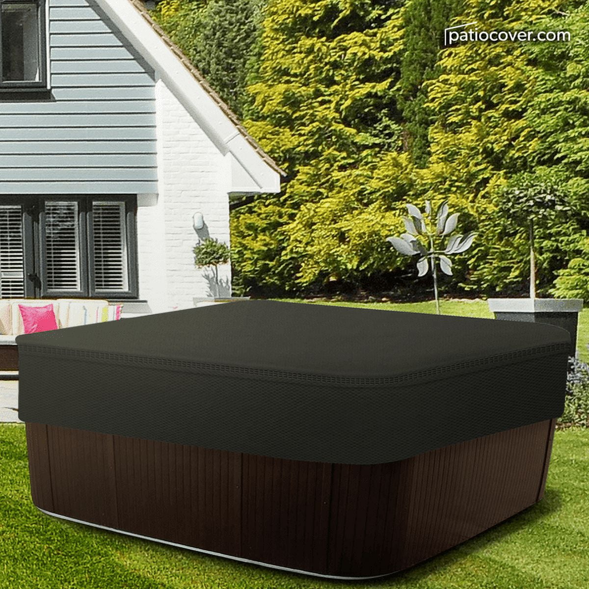 Patio Large Waterproof Outdoor Patio Square Hot Tub Cover Cap