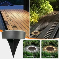 Patio Lights,Solar Ground Lights Outdoor,Garden Lights Solar Powered,Waterproof In-Ground Outdoor Landscape Lighting for Patio Pathway Lawn Yard Deck Driveway Walkway