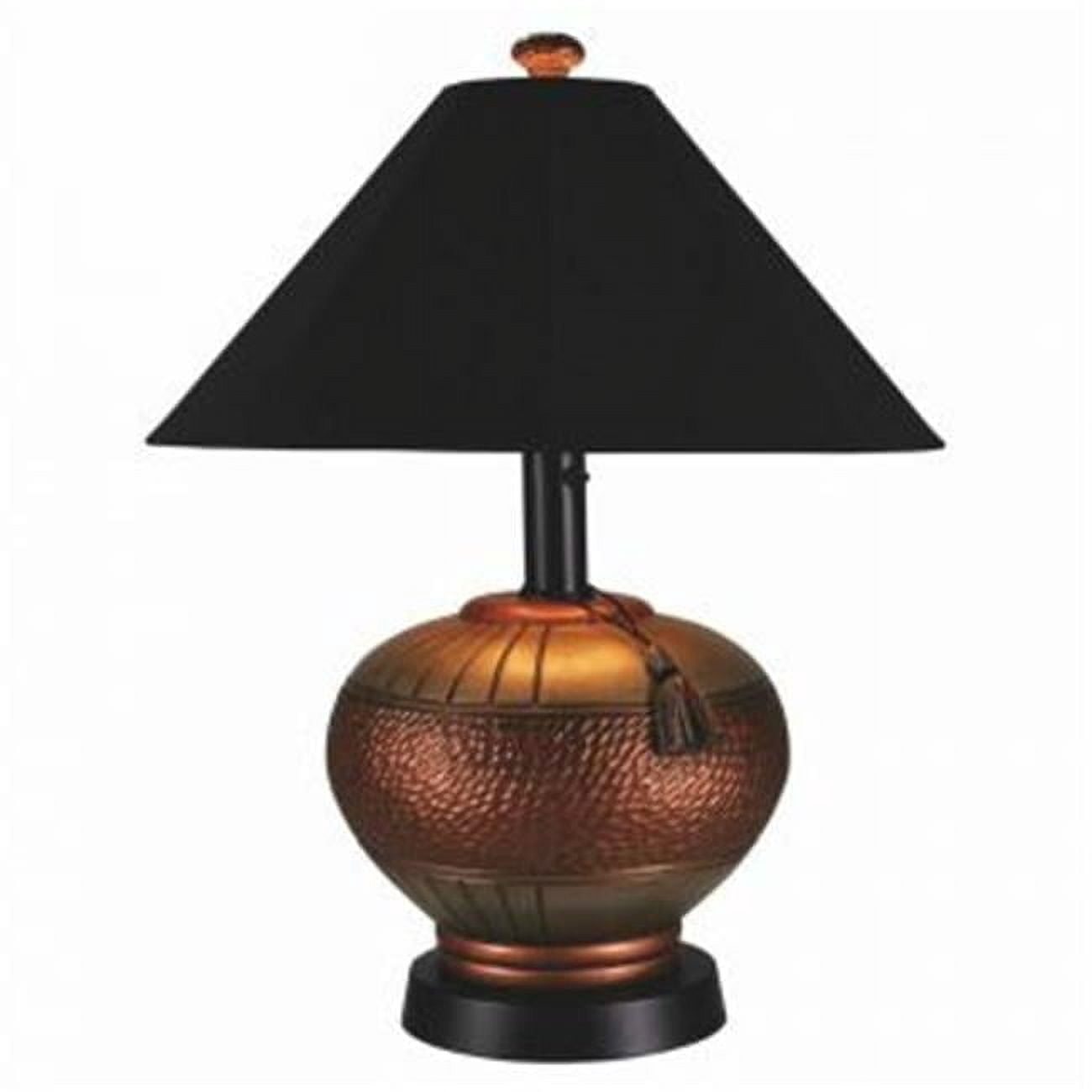 Patio Living Concepts 46917 Phoenix Copper Outdoor Table Lamp - Black ...