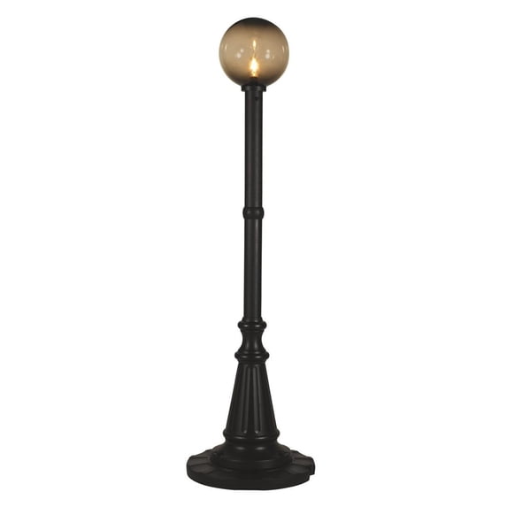 Patio Living Concepts Milano Black with Bronze Globe Lantern