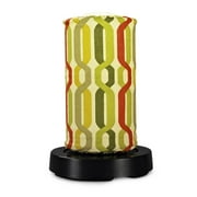 Patio Living Concepts PatioGlo LED Table Lamp  Bright White  New Twist Seaweed Fabric Cover 64800