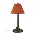 thumbnail image 1 of Patio Living San Juan 30" Table Lamp 38121 with 2" white body and canvas Aruba Sunbrella shade fabric-Color:Chili/Bronze, 1 of 2