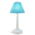 thumbnail image 1 of Patio Living Concepts San Juan 30 in. Table Lamp 38121 with 2 in. white body and canvas Aruba Sunbrella shade fabric, 1 of 2