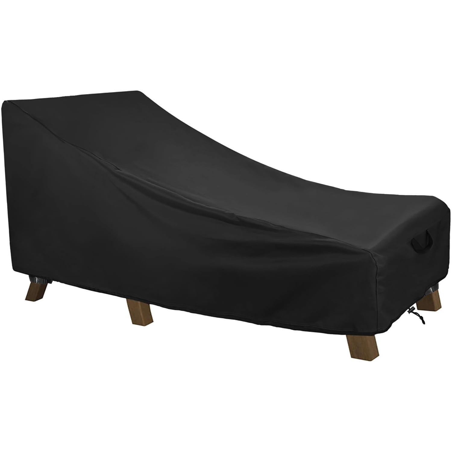 Outdoor Lounge Chair Cover - Heavy Duty Waterproof Patio Furniture Protector for Recliners, With Adjustable Straps & Air Vents,88" L x 33" W x 33" H