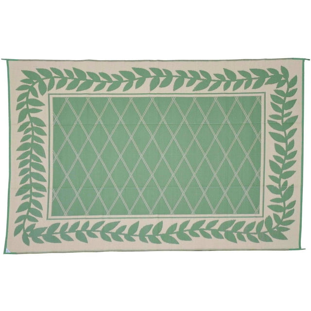 Patio Mats 9x12 Reversible RV Outdoor Patio Mat, Camping Mat, Classic