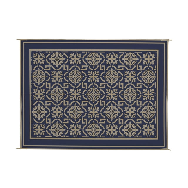 Patio Mats 9x12 Reversible RV Outdoor Patio Mat, Camping Mat