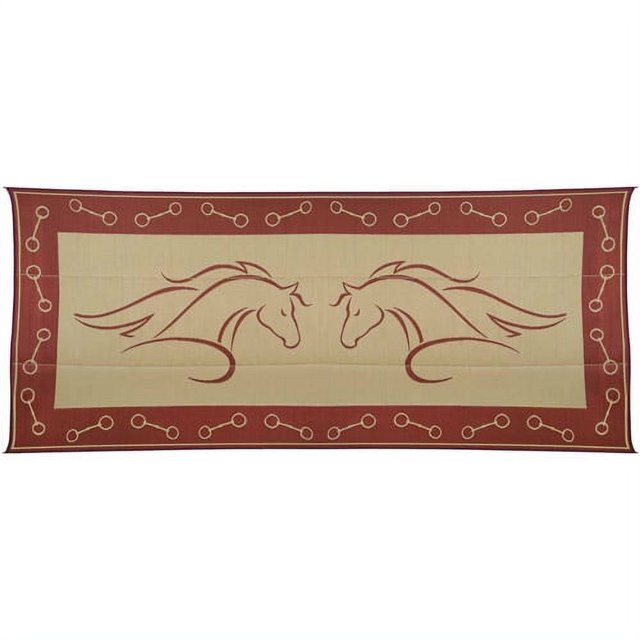 Patio Mats Horse Head Patio Mat