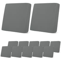 12 Pcs Patio Outdoor Cushion Covers Replacement Waterproof Stretch Sofa Couch Cushion Covers Washable Individual Couch Slipcovers Set Furniture Protector