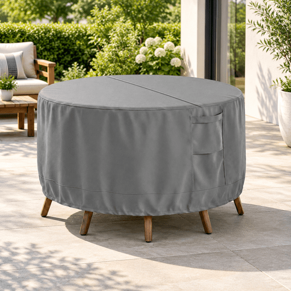 Patio Outdoorniture Covers Waterproof Round Table Cover - Walmart.com