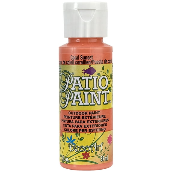 PATIO PAINT 2OZ CORAL SUNSET