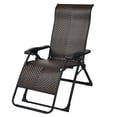 thumbnail image 1 of Patio Rattan Zero Gravity Lounge Chair, 1 of 6