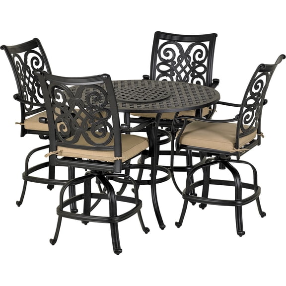 Patio Resort Lifestyles RCTWR48-VC1 Venice Counter Set - 5 Piece
