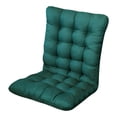 thumbnail image 1 of Patio Rocker Cushion 33.46 x 17.72 Inch Dark Green for Indoor Outdoor Use, Waterproof Fade Resistant Tufted Chair Pad, Rocking Chair Cushion with Ties for Patio Furniture, Outdoor Seating Furniture, 1 of 5