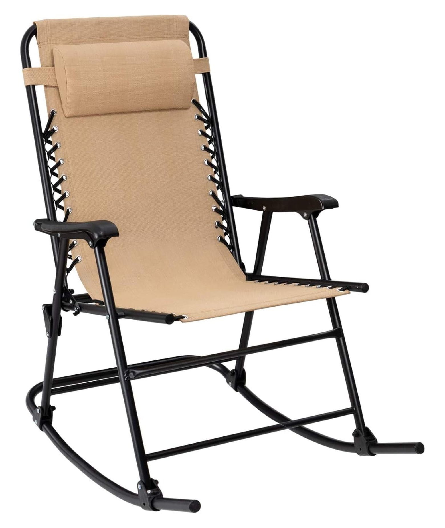 Patio Rocking Chair Chair Outdoor Folding Recliner Foldable Lounge ...
