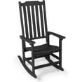 thumbnail image 1 of Patio Rocking Chair, Oversized Rocker Chair for Adult, All Weather Rocking Chair Outdoor, High Back Porch Rocker, Rocking Chairs for Garden, Backyard, Poolside,380lbs, 1 of 9