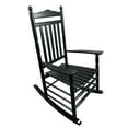 thumbnail image 1 of Patio Rocking Chairs, Rocking Camping Chair With Slatted Backrest, Armrest, Up To 280LBS Load-bearing Capacity Outdoor Rocking Chair For Backyard, 1 of 9