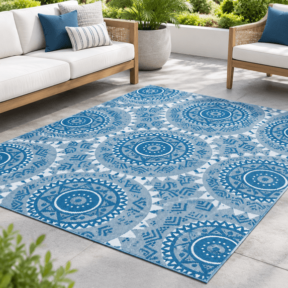 Restretch Rv Rug Patio Rugs Outdoor 8x10 Waterproof Plastic Streversible For Deckyard Rv ...