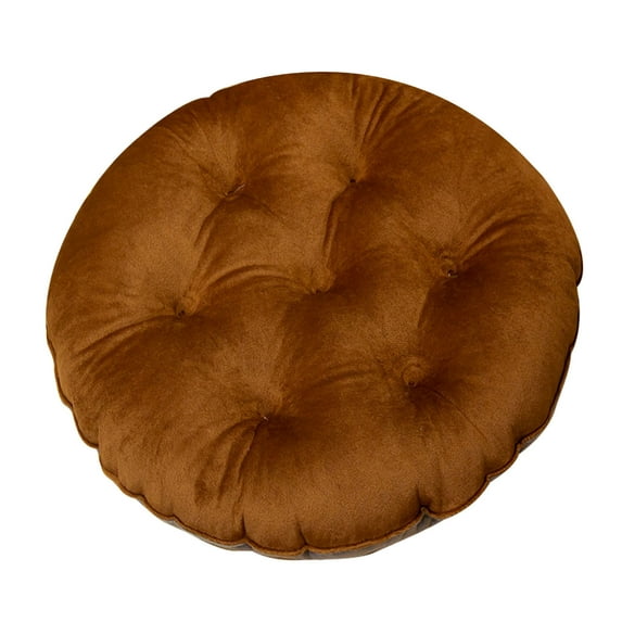 Patio Seat Cushions Thick Outdoor Cushions for Chairs Color Matching Round Crystal Velvet Cushion Seat Cushion Student Stool Butt Cushion office Chair Cushion Car Seat Cushion 18x18In