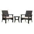 thumbnail image 1 of Patio Sense Miles Resin Wicker 3 Piece Patio Conversation Set, 1 of 9