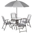 thumbnail image 1 of Patio Set with Umbrella and Folding Frames / Convenient for Travel and Storage, 1 of 6