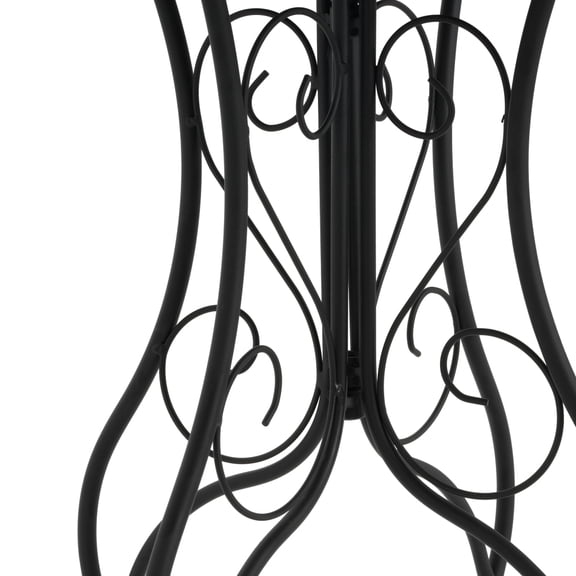 Patio Side Table,Colorful+Black