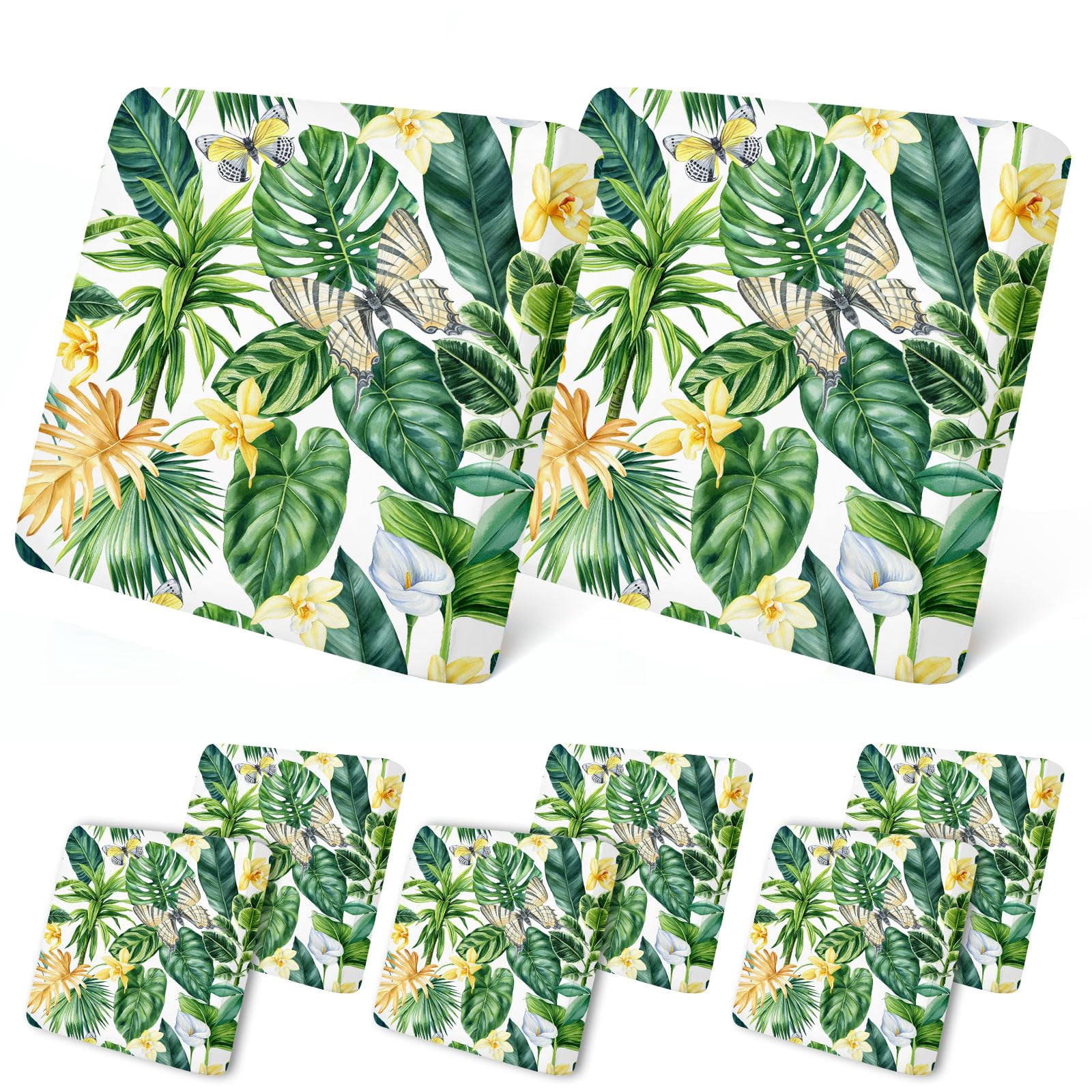 Patio Stretch Sofa Cushion Covers Outdoor Cushion Cover Replacement Couch Slipcover Sofa Seat Cover(Black, 6pcs)