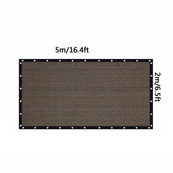 Patio Sun Shade Cloth, UV Block Outdoor Garden Shade Cover with Ropes for Pergola Backyard