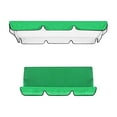 thumbnail image 1 of Patio Swing Canopy Replacement, 3 Seater Garden Swing Seat Canopy Cover for Indoor Outdoor Canopy Furniture Green, 1 of 8