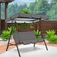 thumbnail image 1 of Patio Swing Canopy Waterproof Top Cover Cloth, Replacement Canopy Cover for 2/3-Seater, Outdoor Sunproof Chair All Weather Protection Porch Swings, 1 of 4