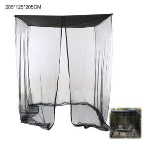 Patio Swing Chair Mosquito Net, Light Blocking Mesh Screen Cover for Metal Rocking Hammock Chair, Easy Install for Garden Balcony Fishing Outdoor Use