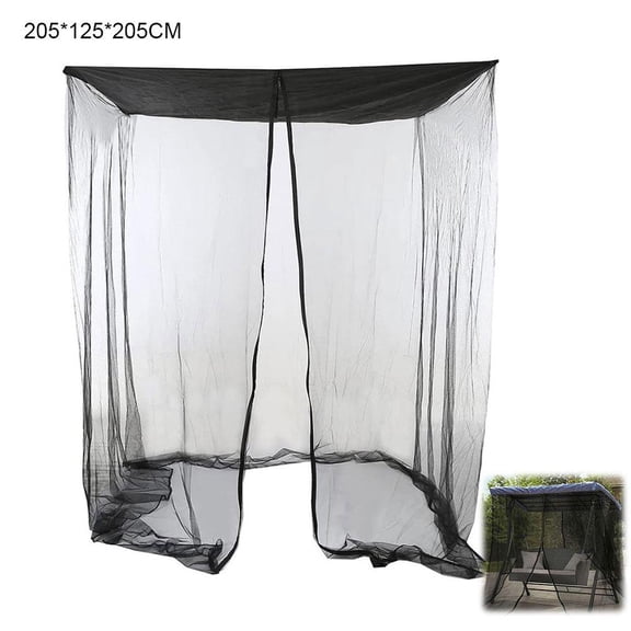 Patio Swing Chair Mosquito Net, Light Blocking Mesh Screen Cover for Metal Rocking Hammock Chair, Easy Install for Garden Balcony Fishing Outdoor Use