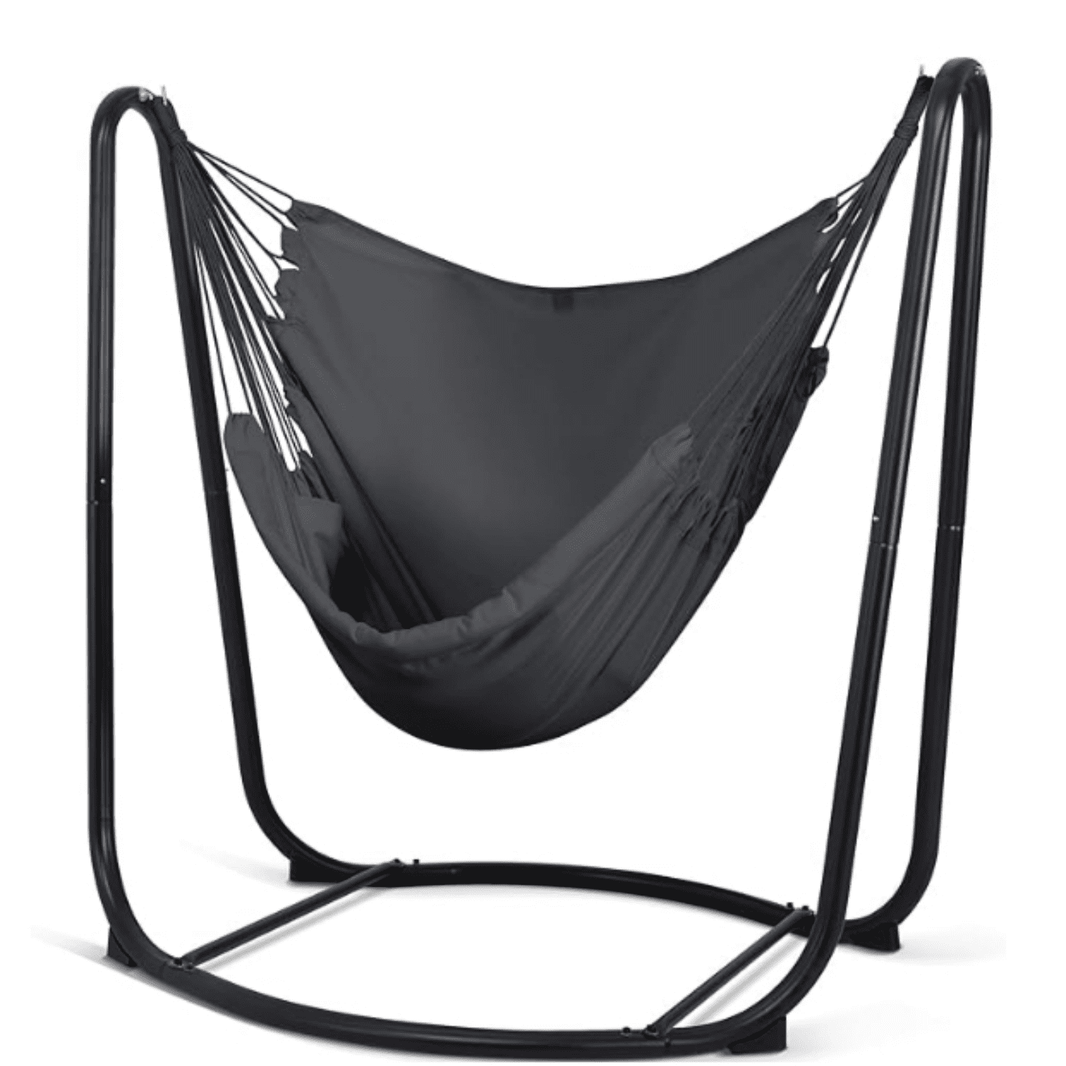 Patio Swing Chair with Stand, Heavy Duty Hanging Chair with Stand for ...