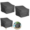 thumbnail image 1 of Patio Swivel Chair 2 Pack Outdoor Rocking Chair For Patio Garden Wicker Furniture Cloth, Black E, 1 of 4