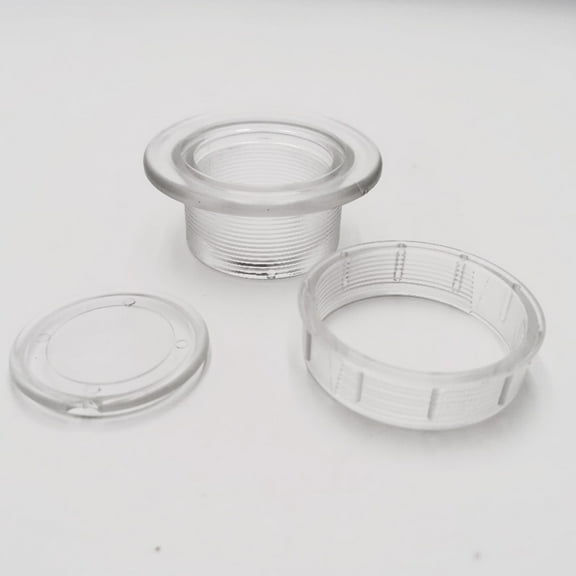 Patio Table Umbrella Hole Cover Set for Outdoor Umbrella Table Grey/Transparent