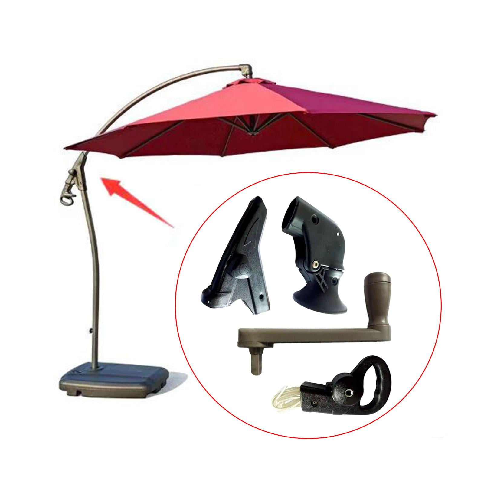 Patio Umbrella Accessory Outdoor Umbrella Accessories, Lightweight Portable Replacement  Parts for Camping Picnic Courtyard Garden Patio with Rocker Handle 